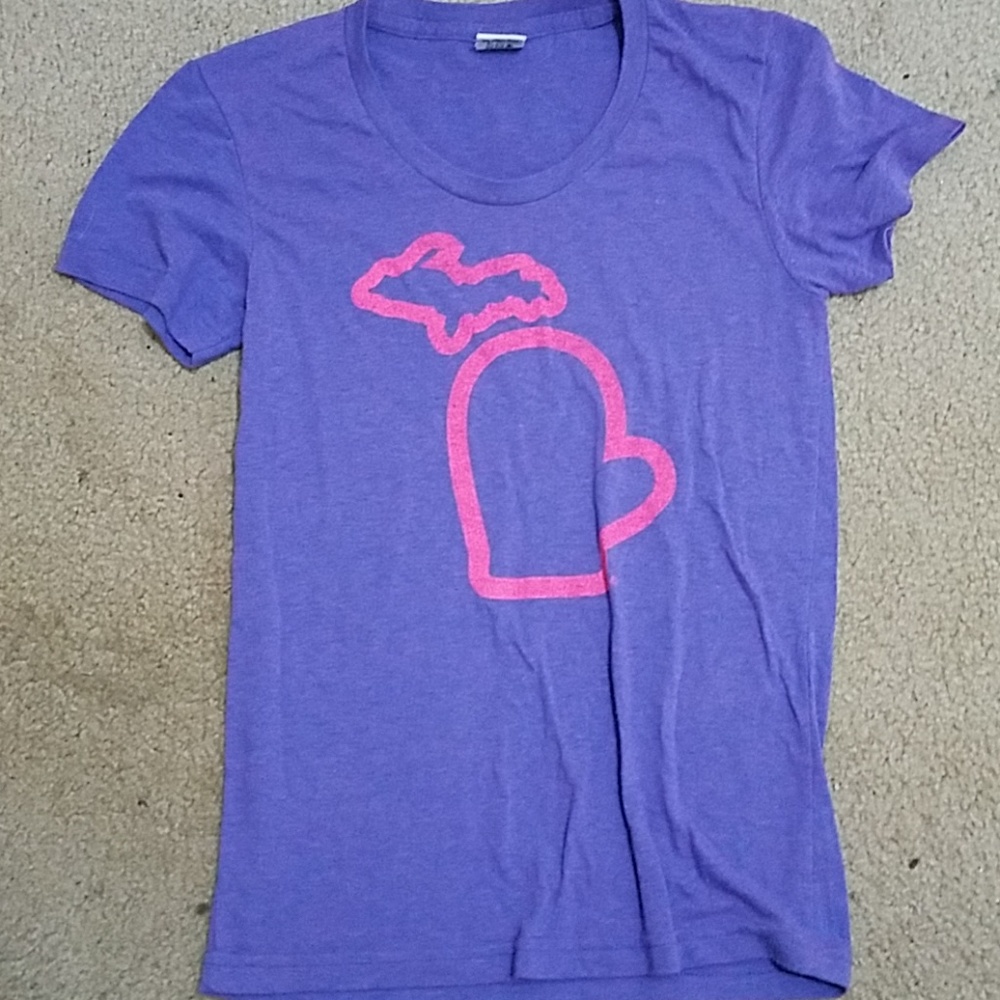 Womens Michigan Mitten tee